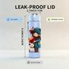 1PC Little Red Hood Girl With Dog Print 750ml Color Plastic Sports Water Bottle Leakproof Flip Straw Lid Suitable for Sports Office Home Use