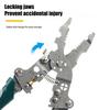 Foldable wire stripper with stripping, crimping, cutting and twisting functions electrician wire splitter crimping pliers  tool