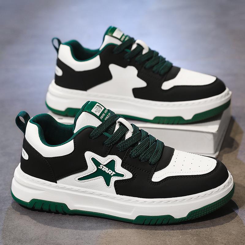 Autumn and winter velvet new thermal two cotton shoes student sports board shoes