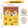 Disney Chip 'n Dale Oil Art Painting Kit Home Wall Decor Handmade Gift for Cartoon Lovers DIY Artwork Crafts Vivid Home Decoration
