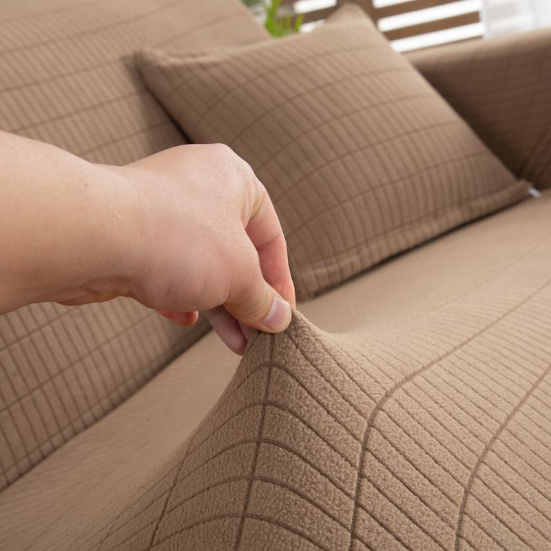 Sofa Cover for Living Room Thick Elastic Jacquard Cover for Sofa Couch Armchair 1/2/3/4 Seater L Shaped Corner Sofa Cover