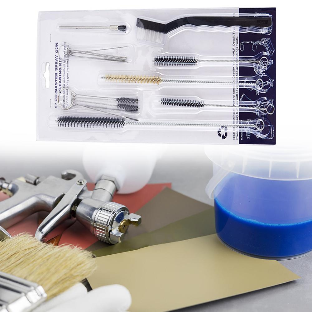 

21Pcs Airbrush Paint Spray Gun Nozzle Tip Cleaner Brush Multi-Purpose Nylon Brush Spray Lance Cleaning Kit Clean Accessories China Mainland