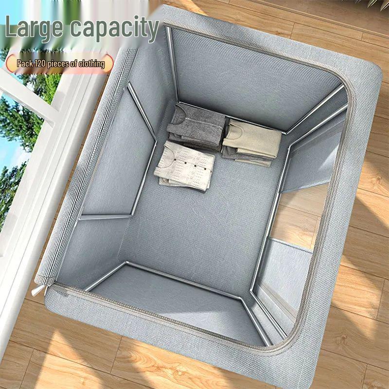 Thickened Oxford Cloth Foldable Storage Box for Quilts - Large Capacity Organizer