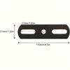 3pcs Flat Support Bracket Repair Joint Board Bed Frame Fixing Connector Straight Bracket for Home Improvement