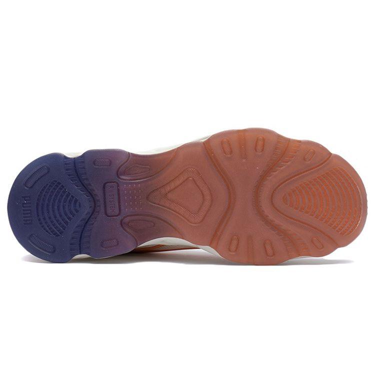 Puma Rs-Connect Ombre Antiderrapante Confortável Respirável Absorvente de Choque Tênis de Corrida Casual de Cano Baixo Unissex tênis Branco Laranja 383783-01