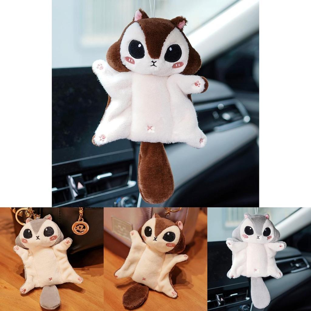 Plush Mouse Adorable Toy Cute Furry Hamster Keychain Car Suction Charm For Girls