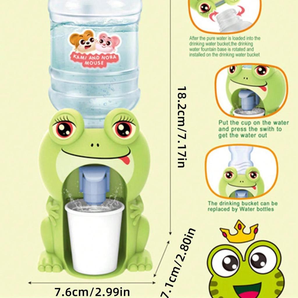 1 Stück Niedliches Tierdesign Trinkbrunnen, Kleiner lustiger Trinkbrunnen, Trinkspielzeug aus Kunststoff, Neujahrsgeschenk, Valentinstagsgeschenk, Partygeschenke Geburtstag