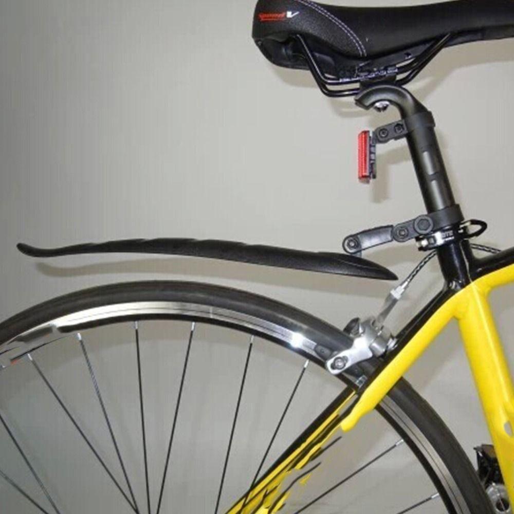 Plastic Bike Fender Wings Black Road Bike Mud Guard Durable Bicycle Mudguard Universal