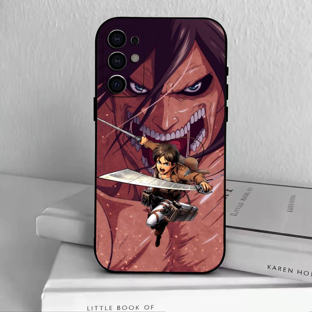 A-Attack Titan  Phone Case For Samsung S25,S24,S21,S22,S23,S30,Ultra,S20,Plus,Fe,Soft Silicone Black Cover