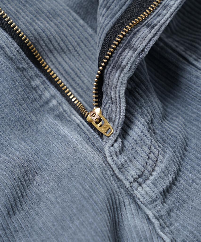 FRIZMWORKS Corduroy Banding Wide Fatigue Pants _ Navy