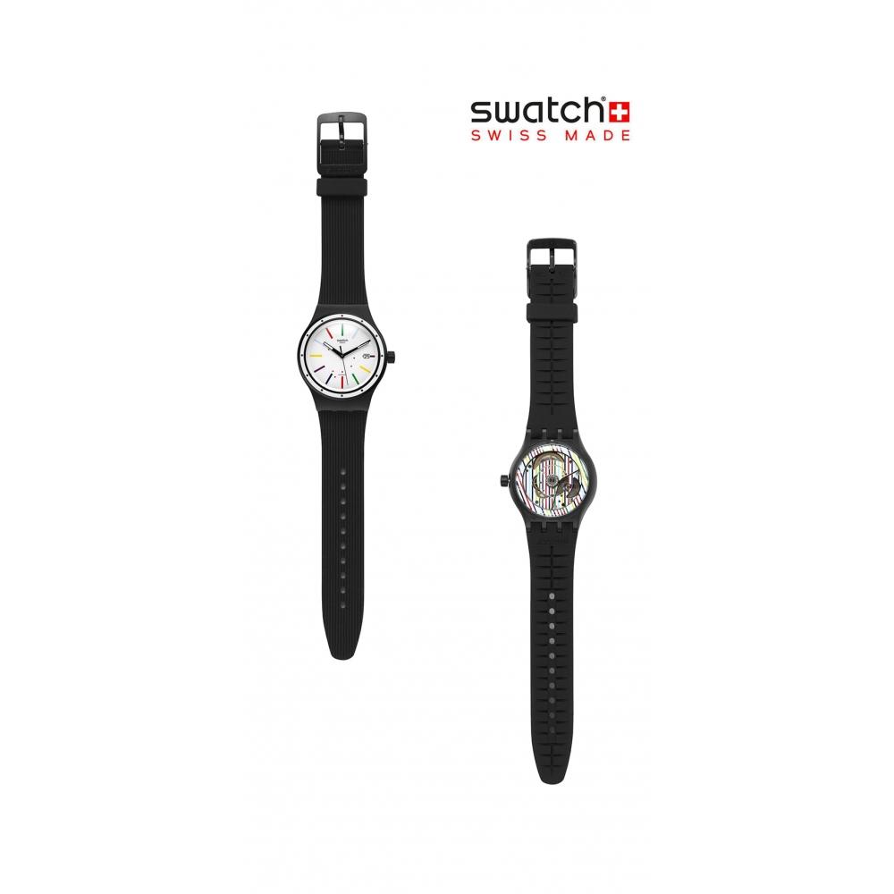 アナログ腕時計 SWATCH Swatch SUTB408 I LOVE YOUR FOLK SISTEM COLORA Unisex Swiss Swatch I love your folk SISTEM51 COL-ORA SUTB408 42MM