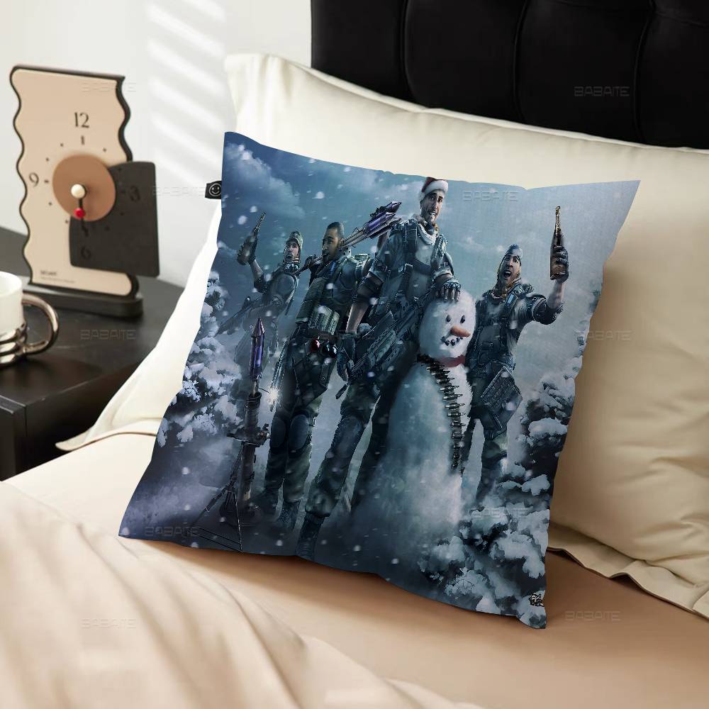 Killzone Helghast Logo Cushion Cover Pillow Cover Decor Pillowcase Printed Cushion Case For Couch