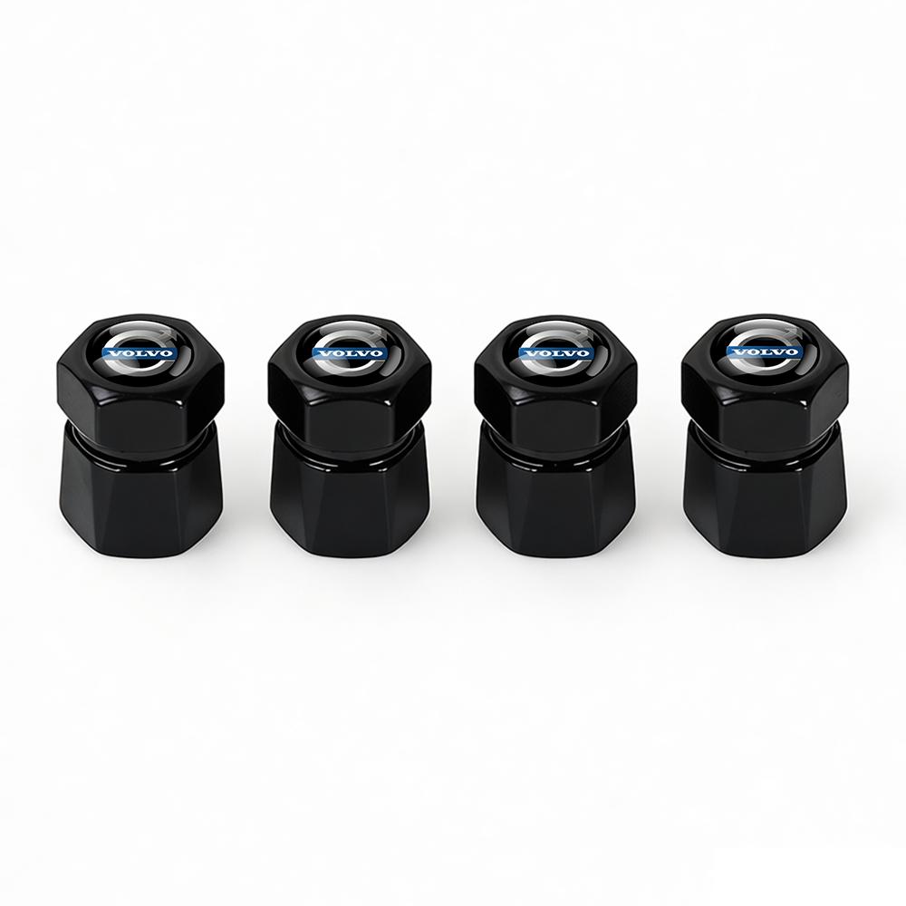 

3D Aluminum Alloy Car Wheel Tire Valve Cap Auto Tire Protection Caps for Volvo Rdesign XC90 S60 XC60 V70 S40 V50 V40 V60 XC70
