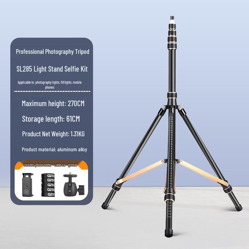SL255 Carbon Fiber Reverse-Folding Portable Photography Light Stand
