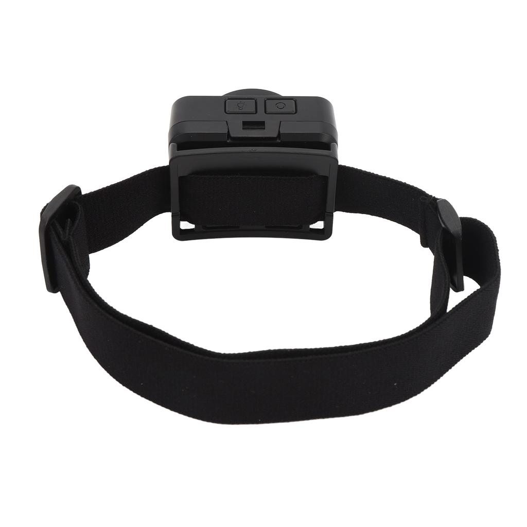 Head Mounted Body Video Camera LED Headlamp 1080P Head Mounted Action Camera Rechargeable 2MP Intelligent Sensing for Camping