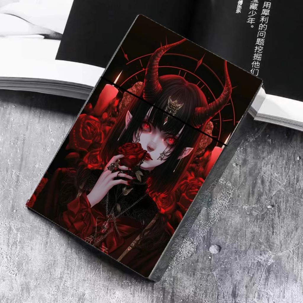 Scary Style For 8mm Plastic Cigarette Box 20Pcs Big capacity Ghost Skull Cigarette case Halloween Decoration Smoking Tools