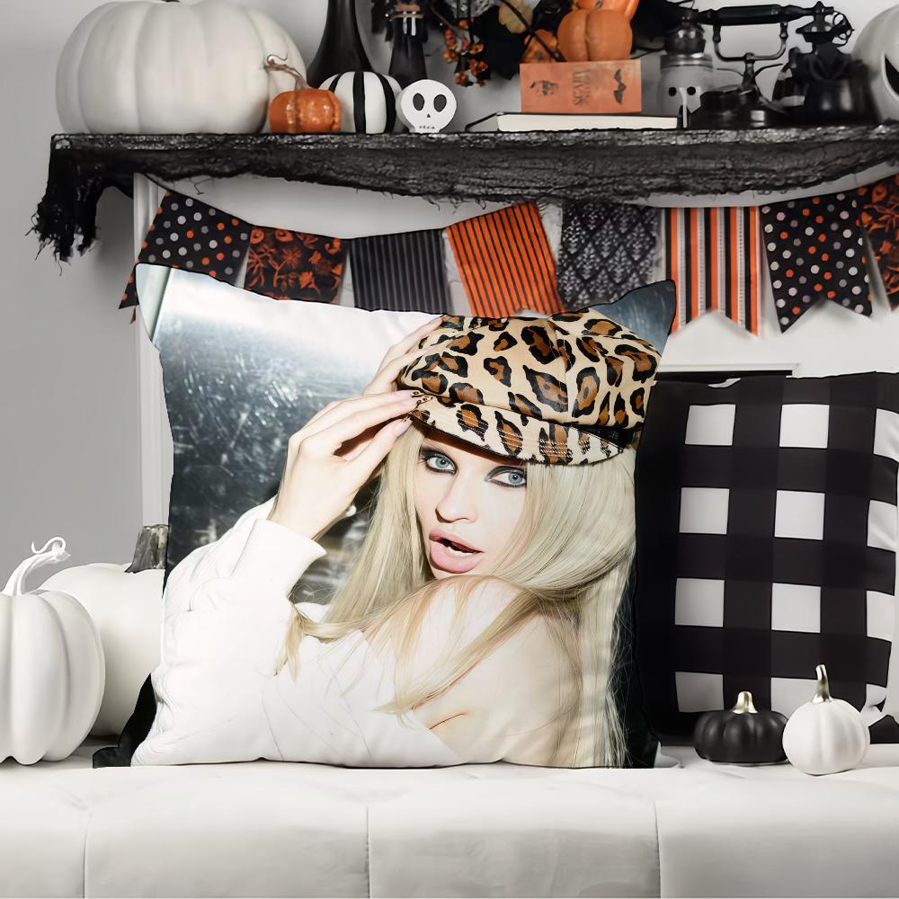 German Singer K-Kim P-Petras Pillow Case Office Cushions Suitable For Sofa Car Bedroom Decorative Cushion Cover