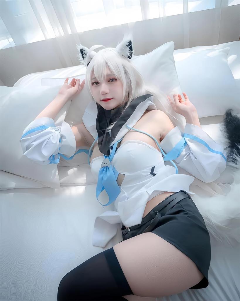 VTuber Cosplay Shirakami Fubuki Cosplay Costume VTuber Cosplay Shirakami Fubuki Cosplay Costume Fubukiking Virtual YouTuber VTuber Cosplay Hololive