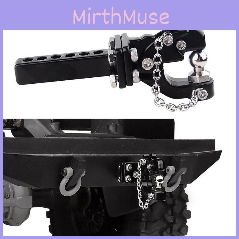 Reliable Adjustable Drop Hitch Receiver With Decorative Chain For 1/10 Rc Axial Scx10 Traxxas Trx4