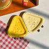 High Value Underglaze Color Household Seasoning Dish Cute Cheese Ceramic 4 Inch Small Plate Cute Soy Sauce Vinegar Plate Material Plate