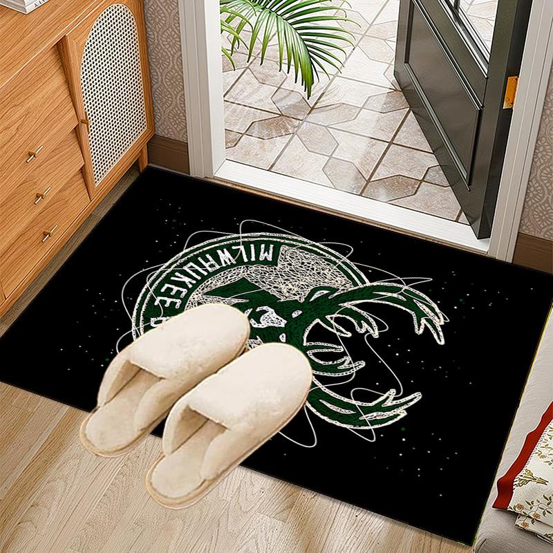 Bucks Team Logo Rug Office Carpet Non-Slip Mat, Chair Rug Floor Covering for Gaming, Bedroom, Living Room , Home Decor Christmas Gift