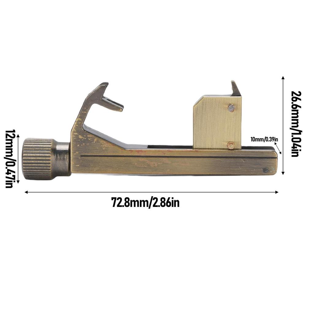 Fockety Octave Calibration Stainless Steel Guitar Intonation Adjuster for Electric Guitar Tuning with Precision Pitch Portable and Durable for Indoor