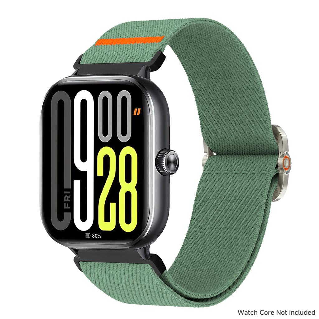 Elastic Nylon Band For Xiaomi Watch Miband 9/8 Pro Braided Sport Strap For Redmi Watch 6 5 4 Smartwatch Bracelet Accessories