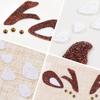 For Christmas Make Up Halloween Party Animal Face Sticker Glitter Sparkling Face Art Stickers