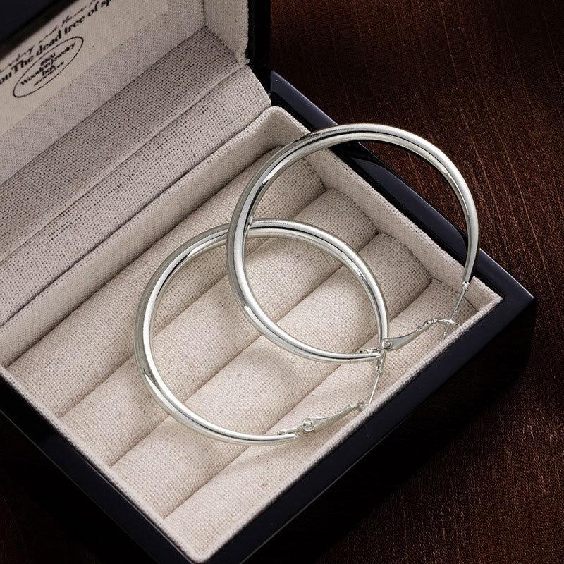 Exaggerated Large Circle Earrings, Women'S Earrings, High-End Earrings, Unique Niche Design Earrings