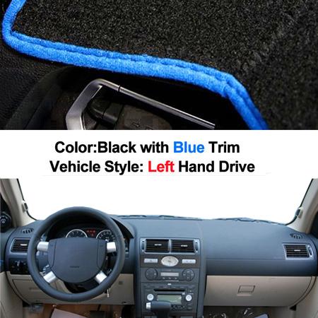 Araba Dashboard Kapak Dash Mat Halı Pelerin Ford Mondeo MK3 2000 2001 2002 2003 2004 2005 2006 LHD RHD Otomatik Güneşlik 2 Katmanlar