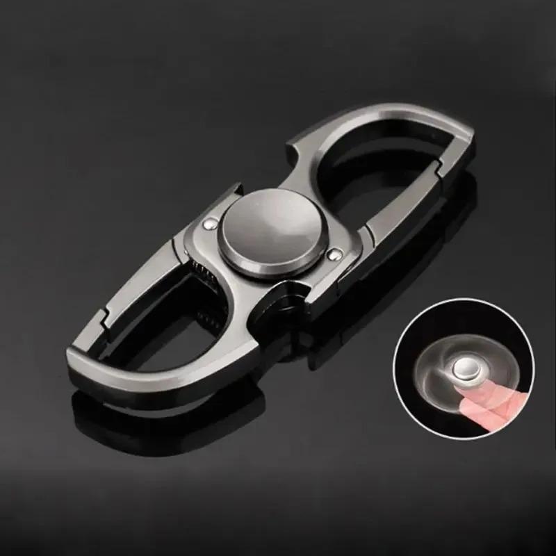 New Edc Fidget Spinner Keychain, Bottle Opener & Anti-Anxiety Toy, 3-In-1 Stress Relief Tool For Adults, Teens & Kids