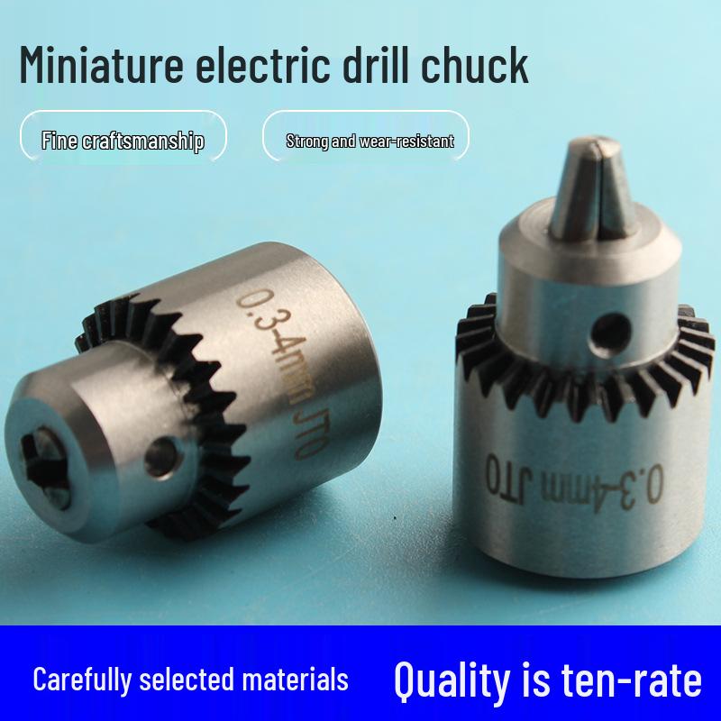 Trituratore Elettrico Mini & Mandrino per Trapano JT0: Accessorio di Precisione Fai da Te 0,3-4 mm