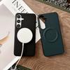 For Samsung Galaxy S25+ Magnetic Case PU + TPU Phone Back Cover