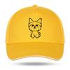 New Unisex Women Yorkie Yorkshire Terrier Doggy Cute Fun Dog Baseball Caps for Hip Hop Cotton Trucker Cap Bone Dad Hats