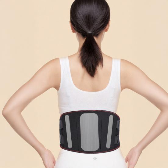 Lumbar Support Belt with Heat And Massage Adjustable Lower Back Pain Relief Wrap 3-in-1 Heating Pad And Vibration Massager