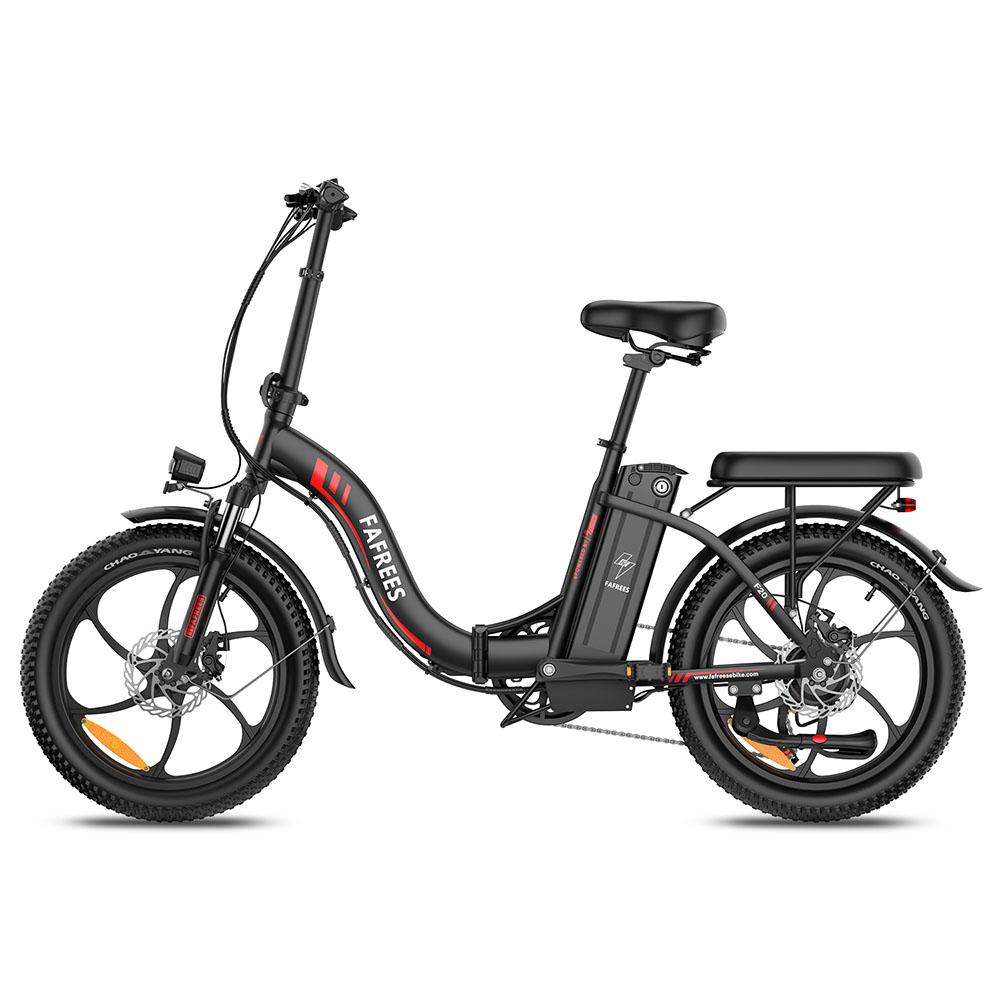 Electric Bicycle Foldable Fafrees F20 250W Motor City Electric Bike Top Speed 25Km/h LCD Display 48V 18AH 20" Fat Tire 7 Speed