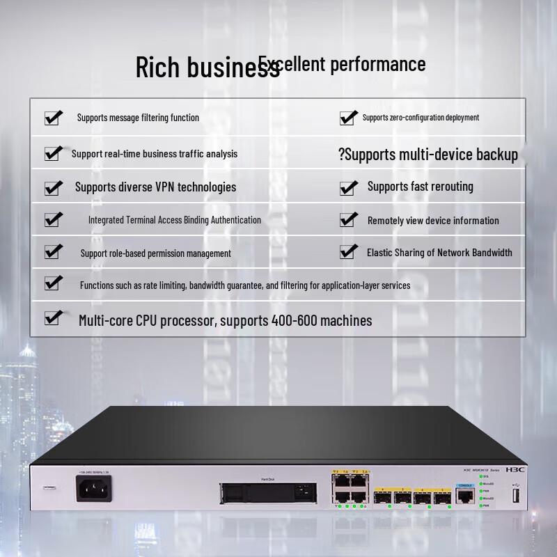 H3C MSR3600 Series Enterprise VPN Gateway Router