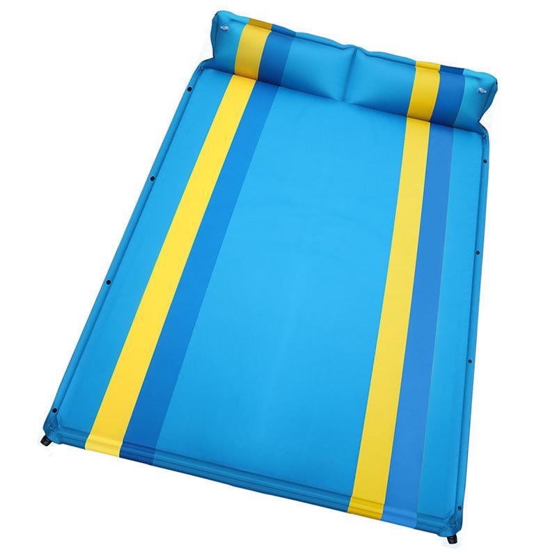 Automatic Inflatable Camping Tent Mat - Moisture-Proof Outdoor Pad Polyester
