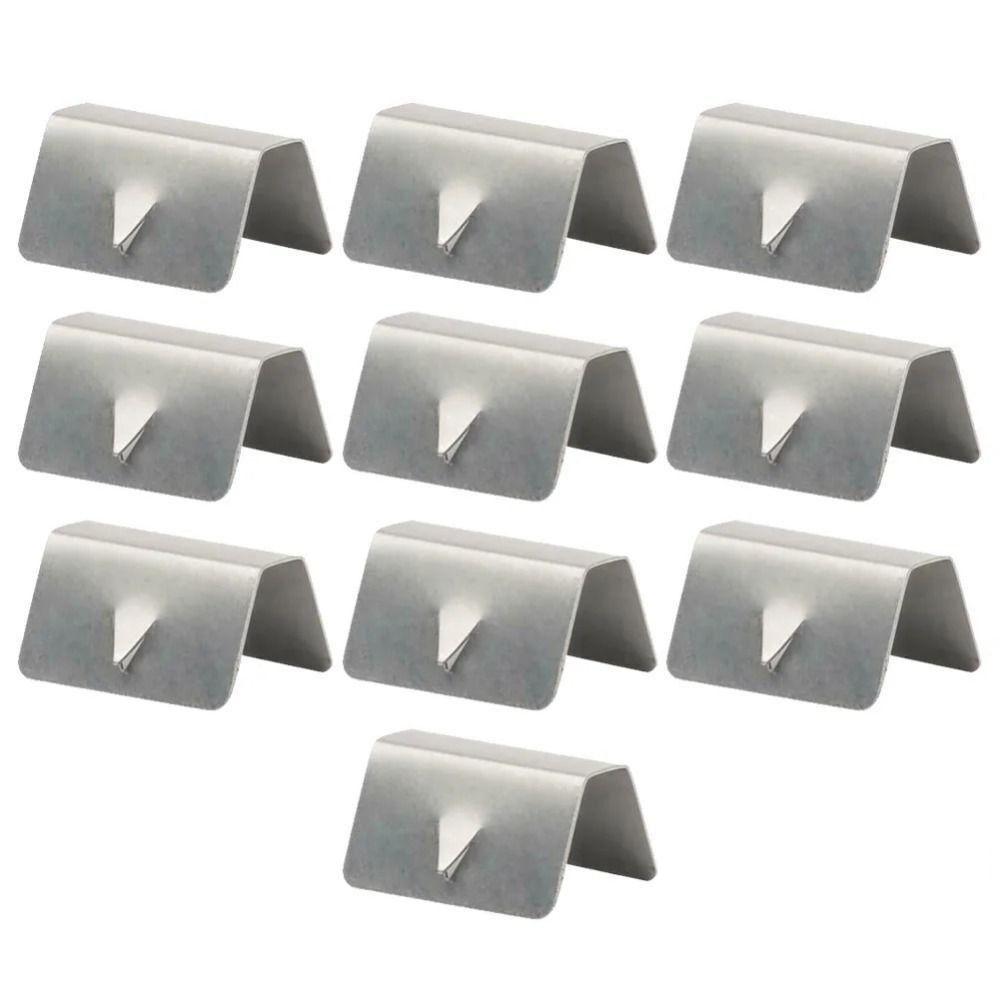 10PCS Glass Clip Wind Deflector Clips Stainless Steel Rain Eyebrow Clips for HEKO/SNED/G3