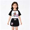 Gabby's Dollhouse Girls Sportswear Set Toddler Boy Clothes Summer Pajamas Gabby Cats Cotton Short Sleeve T Shirt+Shorts Costume