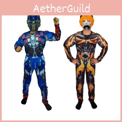 Verwandle dich in einen Helden mit unserem Bumblebee- und Optimus Prime-Kostüm für Kinder