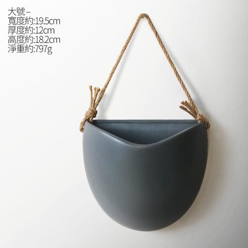 Nordic ceramic flower pendant decoration creative wall hanging hydroponic simple hanging basket hanging wall flower pot