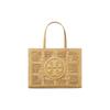 Ella Artesanal Técnica de Crochê Ráfia e Acabamento em Couro Sintético Bolsa Tote Feminina tote bags Natural 151277-254