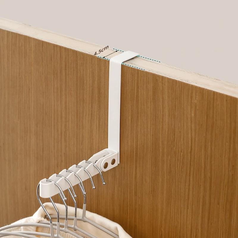 1 Stück Faltbarer Über-Tür-Kleiderbügelständer Ohne Bohren Platzsparend Perfekt für Schlafzimmer Badezimmer Schrankaufbewahrung
