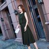 Dress New Temperament Dinner Dress Dignified Celebrity Short White Can Usually Wear Sleeveless Dress
