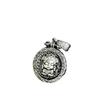 S925 Sterling Silver Double-Sided Tibetan God of Wealth Jaki Lham Pendant - Unisex Necklace