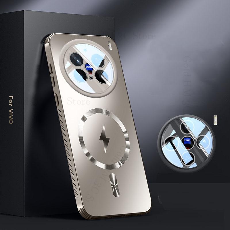 For Magsafe Magsafing Magnetic Case For vivo iQOO Neo10 Pro Cooling Heat Dissipation Cover iQOO 13 12 Pro Camera Lens Protector