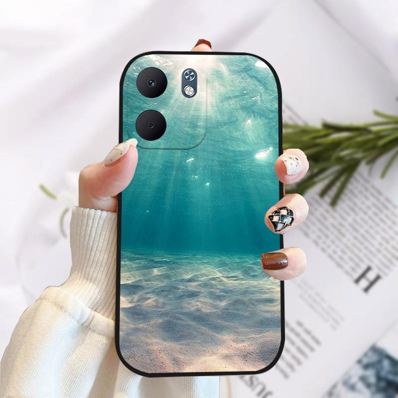 For OPPO A5X Case Fashion Painting Black TPU Soft Silicone Case For OPPO A5X 5G CPH2733 OPPOA5X 4G CPH2725 Back Cover Shell Capa
