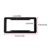 Black License Plate Frames Durable ABS Easy Installation Corrosion Resistant Car License Plate Frame
