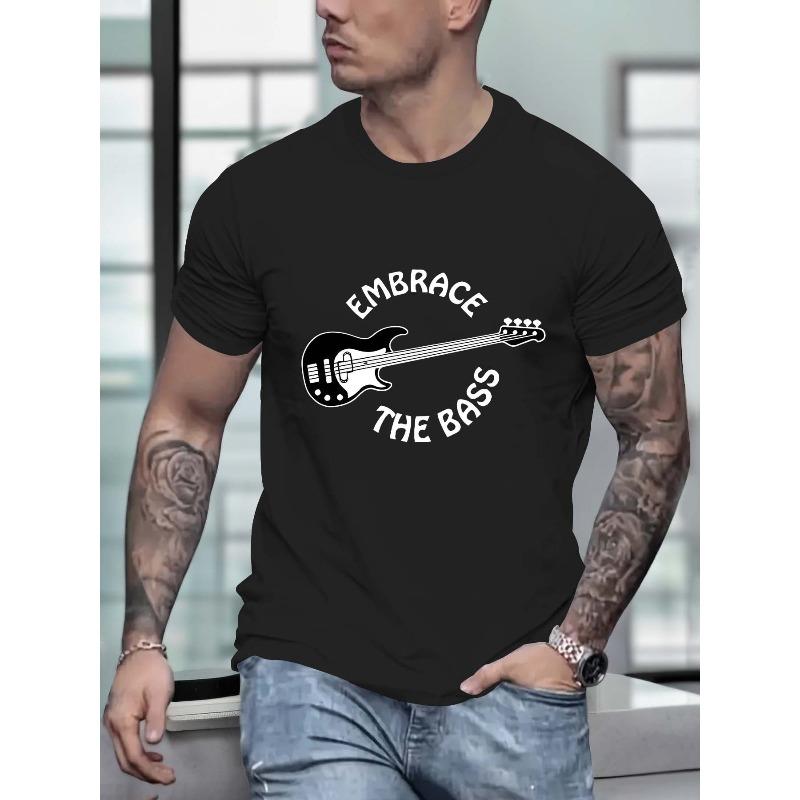 

Men s Versatile T-Shirt, High-End Fashion Casual Printed Short Sleeve Trendy Top 4XL чорний